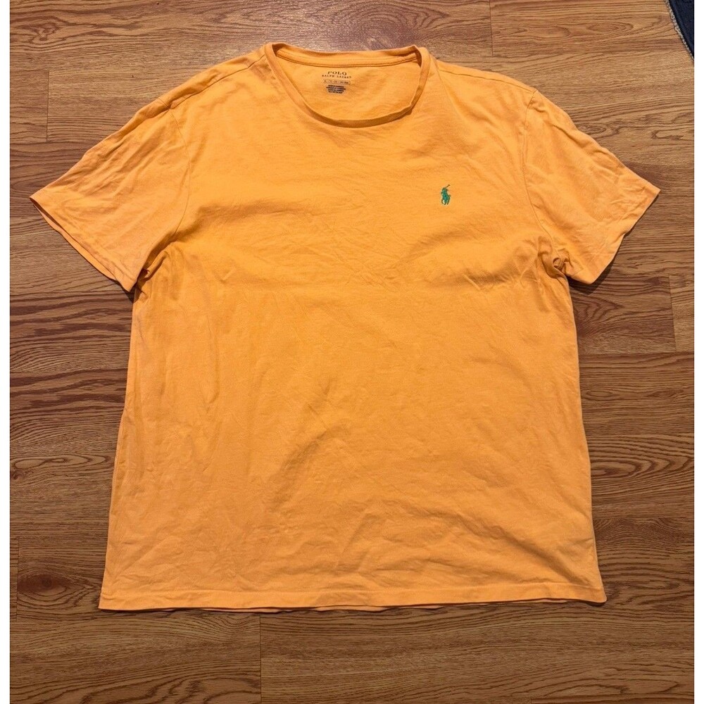 Polo Ralph Lauren T-Shirt Short Sleeve V-Neck Pullover Casual Cotton Size XL